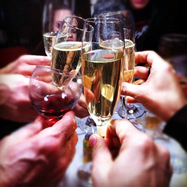 Brindis en Navidad
