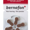 Pilas de audífonos Bernafon tipo 312 PR41 1.45V